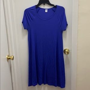 Blue loose dress